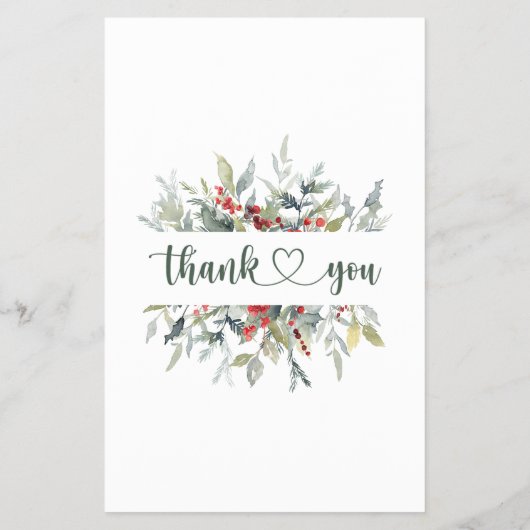 Winter rode bessen groen waar ze waren spel flyer (Achterkant)