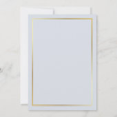 Winter rode bessen Kerstmis bruiloft Kaart (Achterkant)