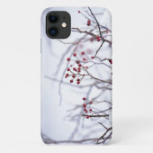 Winter rode bessen witte sneeuw Case-Mate iPhone case (Achterkant)