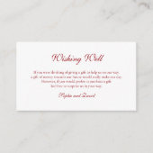 Winter Rode Kerstmis Bauble Ornamenten die goed we Informatiekaartje (Voorkant)