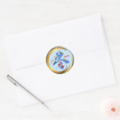Winter Ronde Sticker (Envelop)