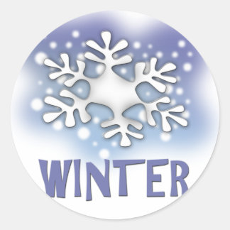 Winter Ronde Sticker
