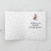 Winter (rood) Oude Engelse schapenhond (grijs 1) Kaart (Binnen)