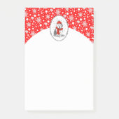 Winter (rood) Oude Engelse schapenhond (grijs 1) Post-it® Notes (Voorkant)