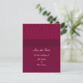 Winter Rood Save the Date (Staand voorkant)