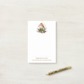 Winter Roodborst Kerst Post-it® Notes (Op bureau)