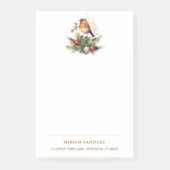 Winter Roodborst Kerst Post-it® Notes (Voorkant)