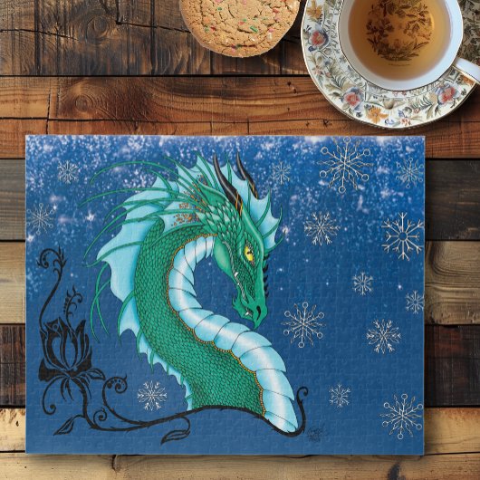 Winter Roos Dragon Legpuzzel
