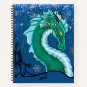 Winter Roos Dragon Notitieboek (Voorkant)