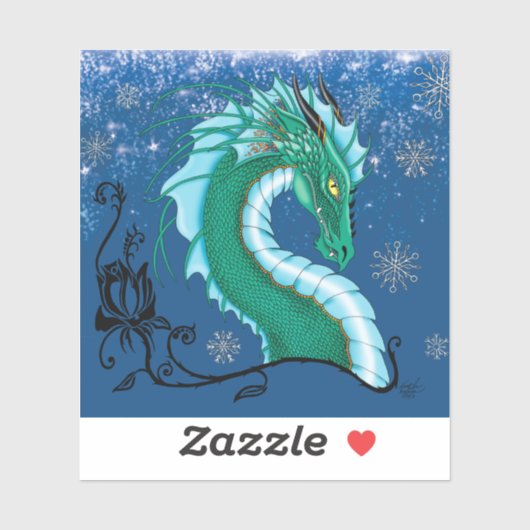 Winter Roos Dragon Sticker (Vel)