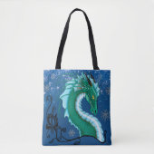Winter Roos Dragon Tote Bag (Voorkant)