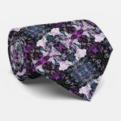 Winter Roos en Butterflies - Romantisch Stropdas (Opgerold)