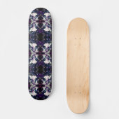 Winter Roos en Butterflies Skateboard Gift (Voorkant)
