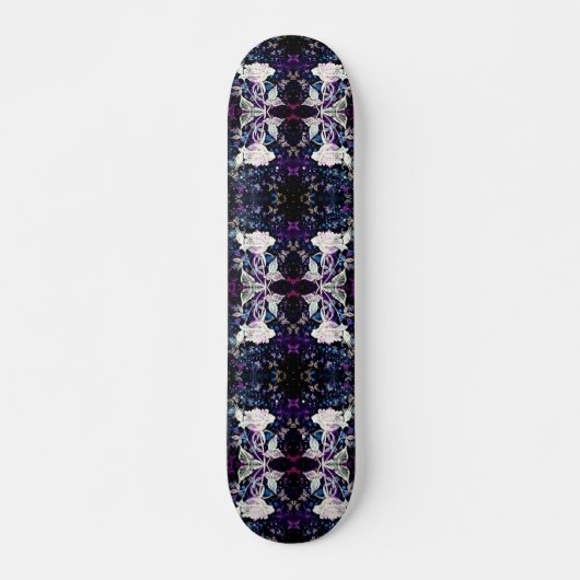 Winter Roos en Butterflies Skateboard Gift (Voorkant)