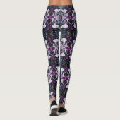 Winter Roos en Vlinder Leggings (Achterkant)
