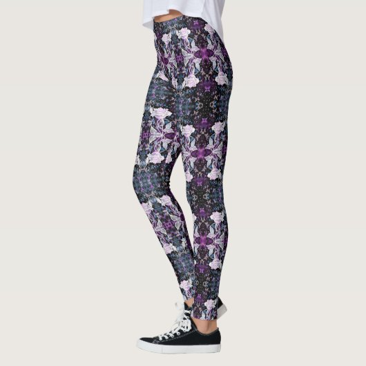 Winter Roos en Vlinder Leggings (Links)