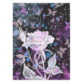 Winter Roos en Vlinder Tafelkleed (Voorkant)