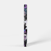 Winter Roos en Vlinders Samsung Galaxy Hoesje (Rechterkant)