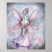 Winter Roos Fairy Poster Afdruk van Molly Harrison (Voorkant)
