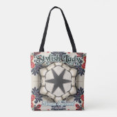 Winter Roos: Tote Bag (Achterkant)