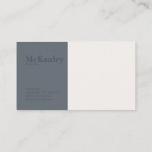 Winter Rose Floral and Snowy Mountain Landscape Visitekaartje (Achterkant)