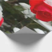 Winter Rose Wrapping Paper  Cadeaupapier (Hoek)