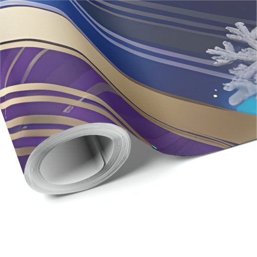 winter royal elegance wrapping paper cadeaupapier (Rol Hoek)