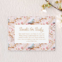 Winter Roze Bloemen Meisje Baby shower Boek Aanvra