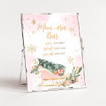 Winter Roze Goud Sneeuwvlok Moeder Osa Bar Poster<br><div class="desc">Maak uw evenement speciaal met dit Cold Outside Baby shower met onze schattige en mooie printbare Moeder Osa Bar Sign met schattige Pink Sleigh thema. Download,  personaliseer en creëer blijvende herinneringen met deze perfecte touch voor uw vreugdevolle viering! BS583</div>