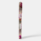 Winter Roze Pine Kegels met Gouden Accenten Case-Mate iPhone Case (Achterkant / Rechts)