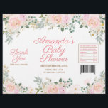 Winter Roze Sneeuwvlok Bloem Zak Wrapper Flyer<br><div class="desc">Winter Roze Sneeuwvlok Bloem Zak Wrapper</div>