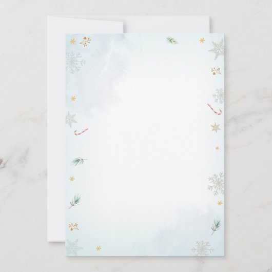 Winter Roze Truck Sneeuw Fun Girl Eerste Verjaarda Kaart (Achterkant)