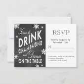 Winter RSVP Tijd tot Drink Champagne (Voorkant)