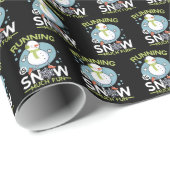 Winter Runner - Runner is Snow Much Fun Cadeaupapier (Rol Hoek)
