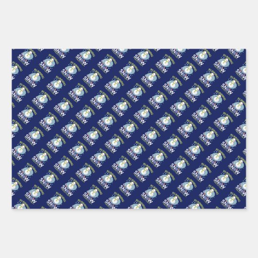 Winter Runner - Runner is Snow Much Fun Inpakpapier Vel (Voorkant 3)