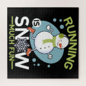 Winter Runner - Runner is Snow Much Fun Legpuzzel (Horizontaal)
