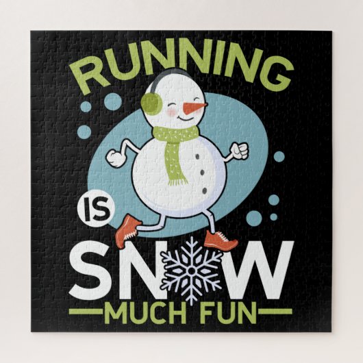 Winter Runner - Runner is Snow Much Fun Legpuzzel (Verticaal)