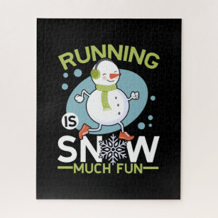 Winter Runner - Runner is Snow Much Fun Legpuzzel