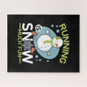 Winter Runner - Runner is Snow Much Fun Legpuzzel (Horizontaal)