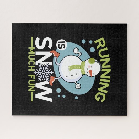 Winter Runner - Runner is Snow Much Fun Legpuzzel (Horizontaal)