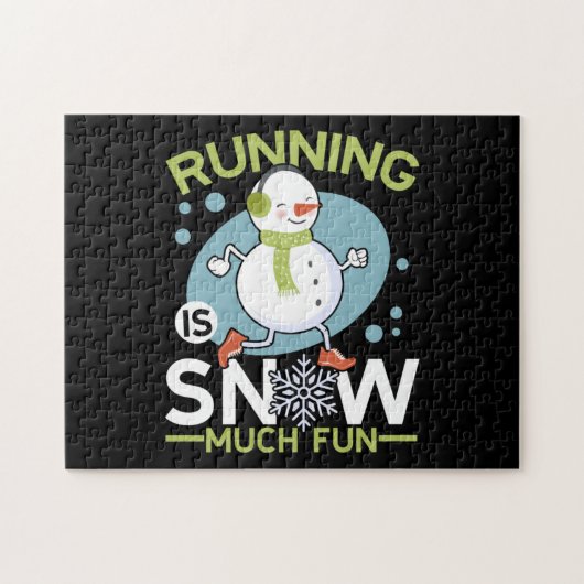 Winter Runner - Runner is Snow Much Fun Legpuzzel (Horizontaal)