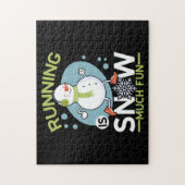 Winter Runner - Runner is Snow Much Fun Legpuzzel (Verticaal)
