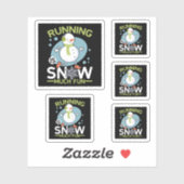 Winter Runner - Runner is Snow Much Fun Sticker (Vel)
