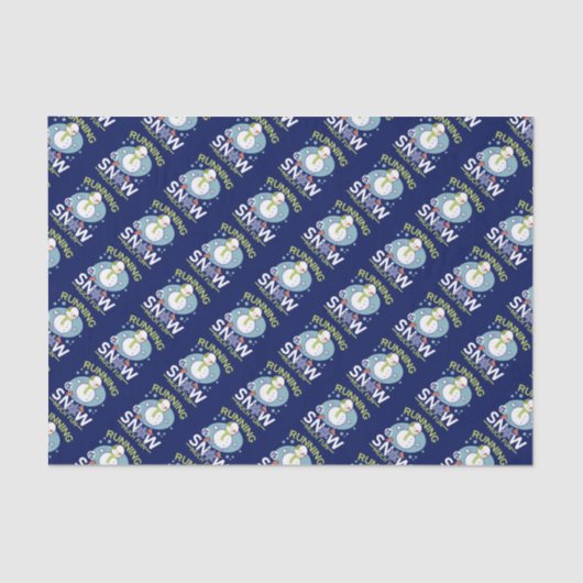 Winter Runner - Runner is Snow Much Fun Tissuepapier (Voorkant)