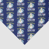 Winter Runner - Runner is Snow Much Fun Tissuepapier (Detail)