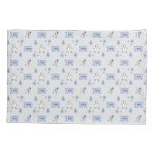 Winter Running - Sneeuwman Kerstboom Kussensloop (Achterkant)