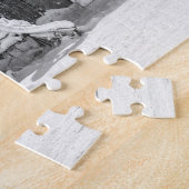 Winter Rural Scene Barn & Rake - Tennessee Foto Legpuzzel (Zijkant)