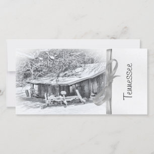 Winter Rural Scene of Barn and Rake - Tennessee