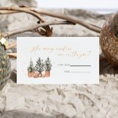 Winter Rustic Christmas Guess Hoeveel Snoepjes Informatiekaartje