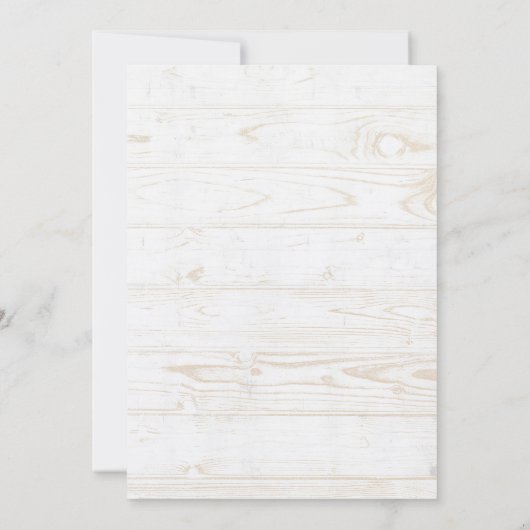 Winter Rustic Highland Cow Country Holiday Party Kaart (Achterkant)